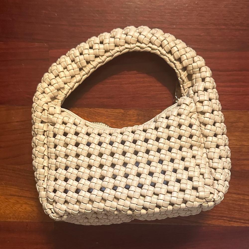 Antik Kraft Mini Soft Cream Woven Handbag